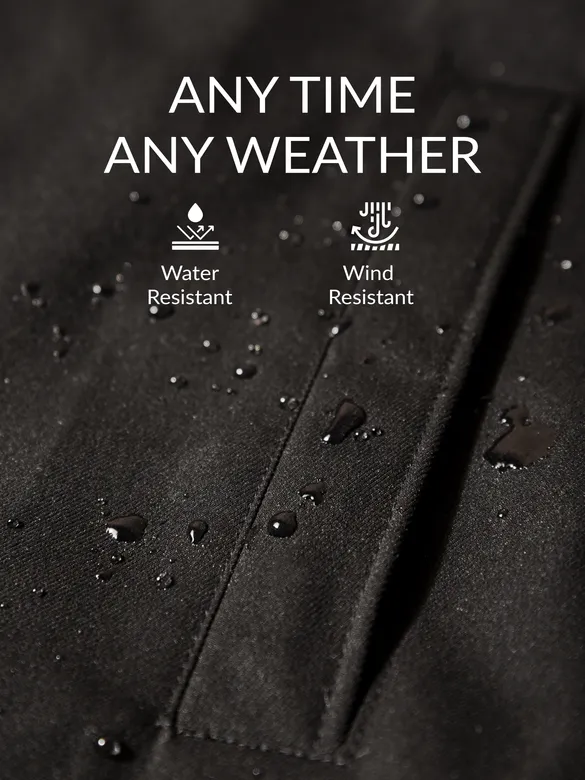 Pitch Black Windcheater Jacket for Men