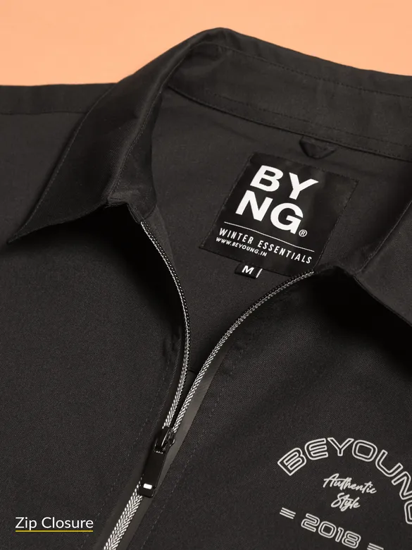 Pitch Black Windcheater Jacket for Men