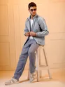 Coin Grey Raglan Sleeve Jacket for Men