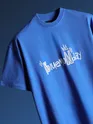 Electric Blue Monday Graphic HD Print T-shirt
