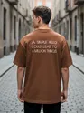 Brown Stitch In Time T-shirt