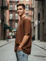 Brown Stitch In Time T-shirt