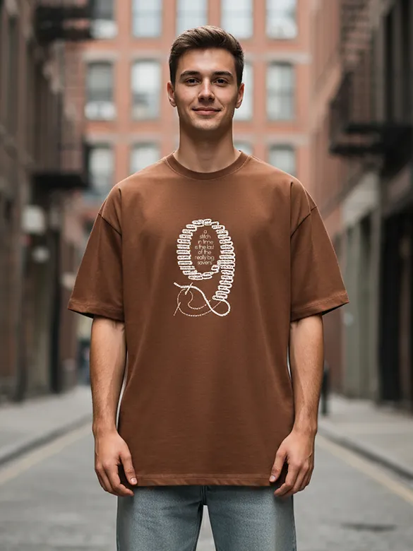 Brown Stitch In Time T-shirt