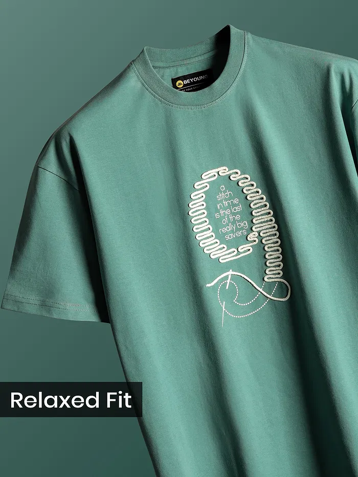 Sea Green Stitch In Time T-shirt