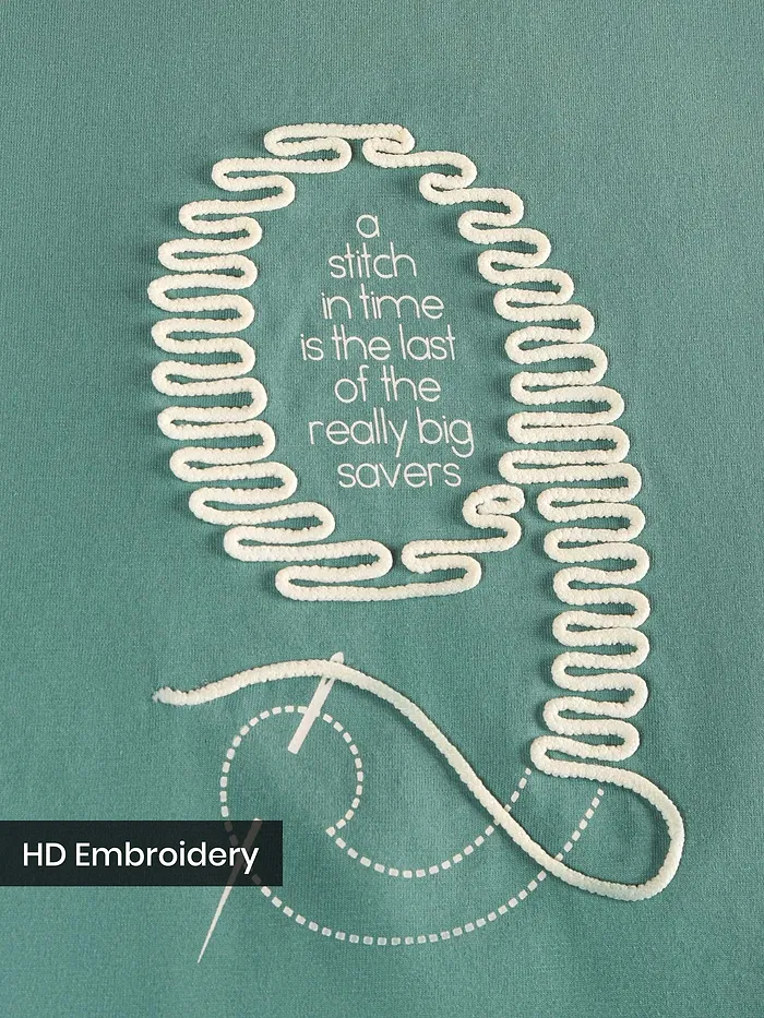 Sea Green Stitch In Time T-shirt
