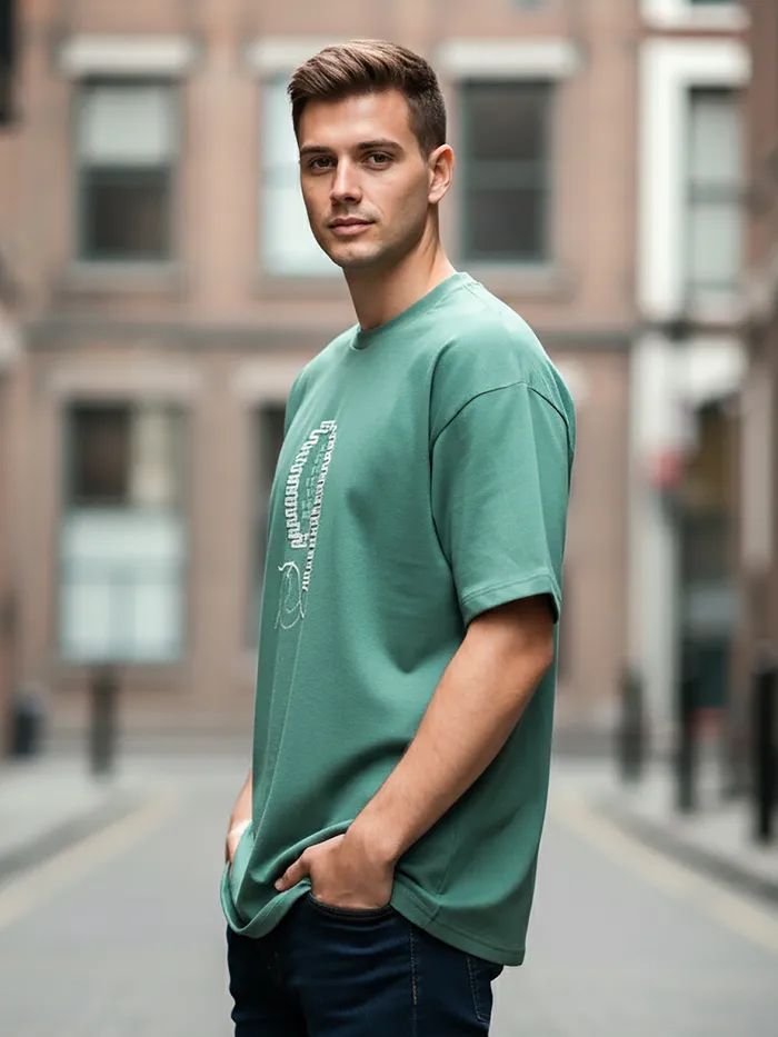 Sea Green Stitch In Time T-shirt