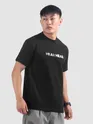 Black 3D Illusion Rubber Printed T-Shirt