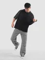 Black Beyoung Embossed Oversized T-Shirt