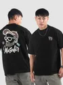 Black Musafir Printed T-Shirt