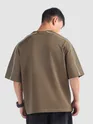 Brown Beyoung Embossed Oversized T-Shirt