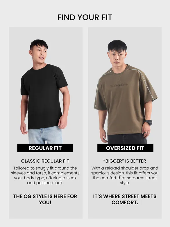 Brown Beyoung Embossed Oversized T-Shirt
