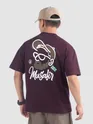 Dark Purple Musafir Printed T-Shirt