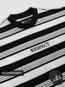 Black Striped Knitted T-Shirt