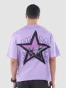 Lavender Star Patch Oversized T-Shirt