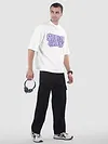 White Star Patch Oversized T-Shirt