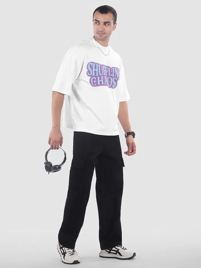 White Star Patch Oversized T-Shirt