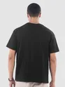 Black Structured Oversized T-Shirt