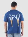 Royal Blue Beyoung Back Printed Tshirt