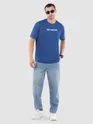 Royal Blue Beyoung Back Printed Tshirt