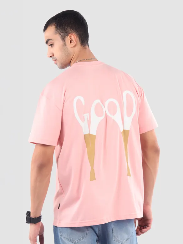 Pink Beyoung Back Printed Tshirt