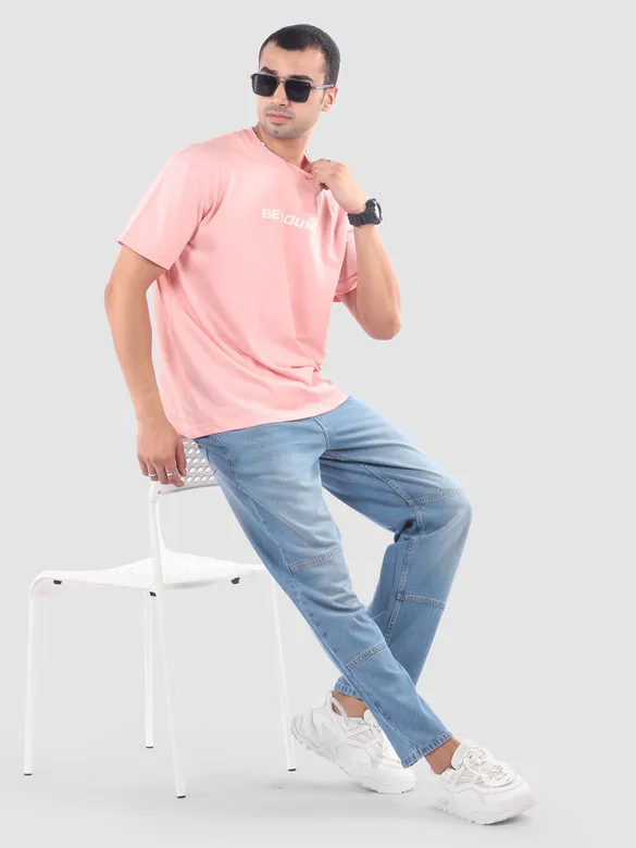 Pink Beyoung Back Printed Tshirt