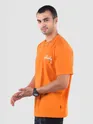 Orange Awake 3D Texture Printed Tshirt