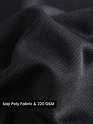 Black Applique Patch HD Print Oversized T-Shirt