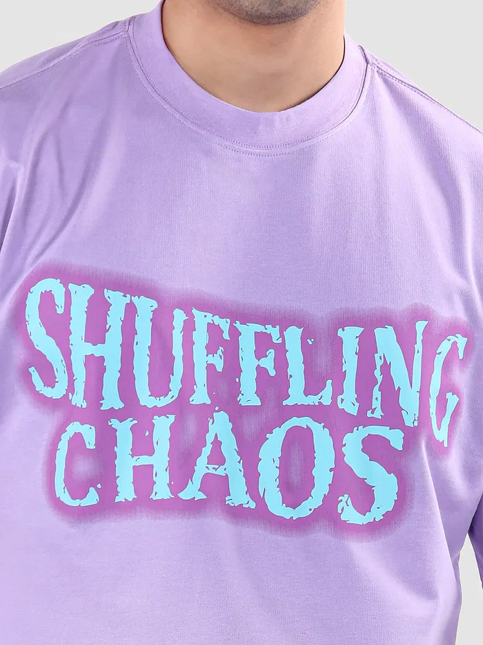 Lavender Star Patch Oversized T-Shirt