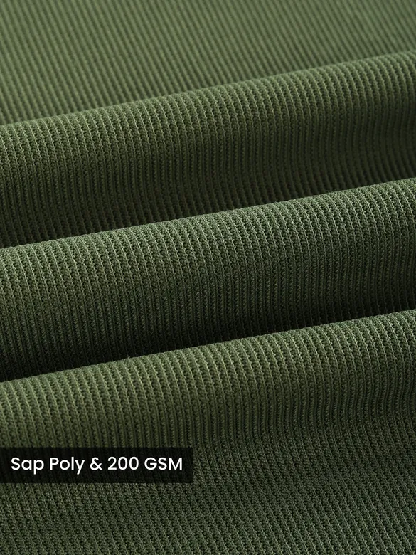 Olive Puff Patch Pocket Oversized T-Shirt