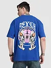 Psych Printed Oversized T-shirt for Men
