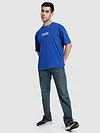 Psych Printed Oversized T-shirt for Men