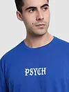 Psych Printed Oversized T-shirt for Men