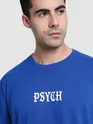 Psych Printed Oversized T-shirt for Men