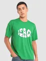 Teach Peace Printed Oversized T-shirt for Men, 