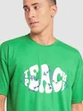 Teach Peace Printed Oversized T-shirt for Men