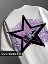 White Star Patch Oversized T-Shirt