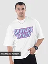 White Star Patch Oversized T-Shirt