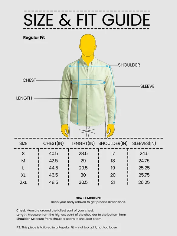 Pista Green Oxford Plain Shirt