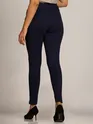 Persian Blue Triple Buttoned Women Jeggings