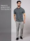 Dark Grey Polo T-shirt