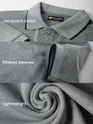 Light Grey Melange Polo T-shirt