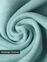 Mint Blue Melange Polo T-shirt