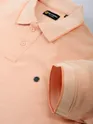 Peach Melange Polo T-shirt