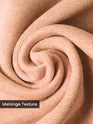 Peach Melange Polo T-shirt