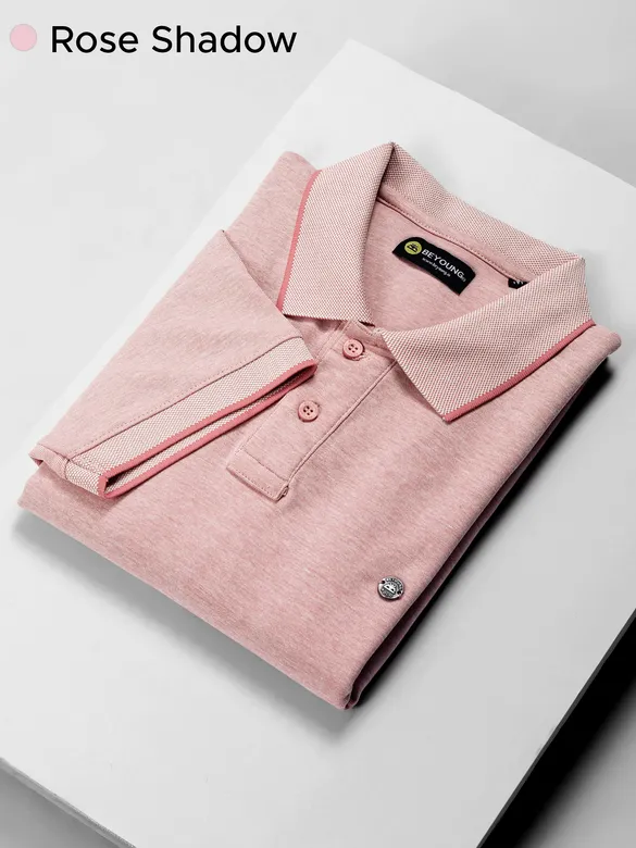 Pick Any 2- Melange Polo T-shirt Combo