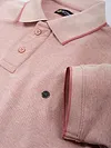 	 Rose Shadow Melange Polo T-shirt