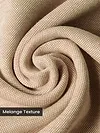 Soft Beige Melange Polo T-shirt