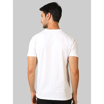 Plain T-shirts Combo White And Rose Pink