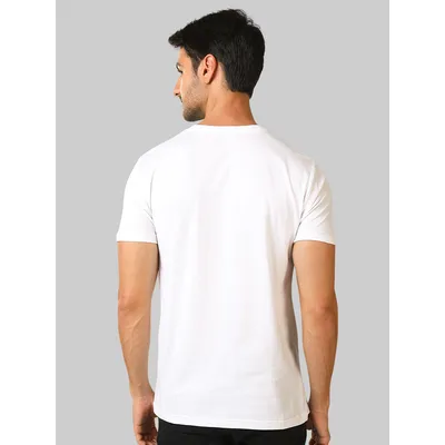 Plain T-shirts Combo White And Rose Pink