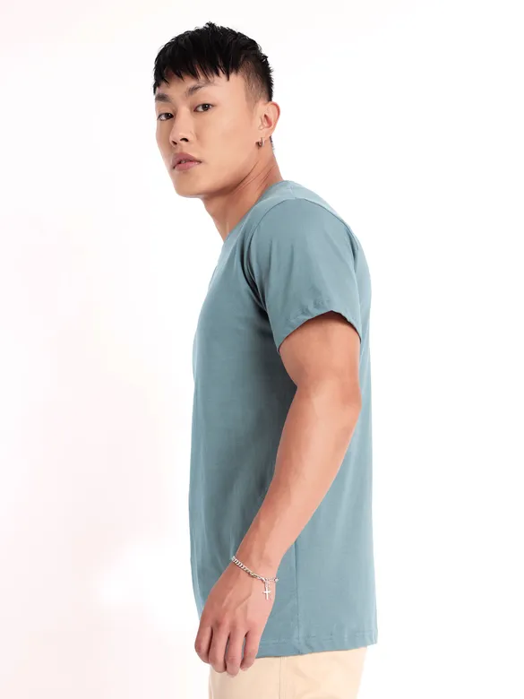 Dream Blue Plain T-Shirt